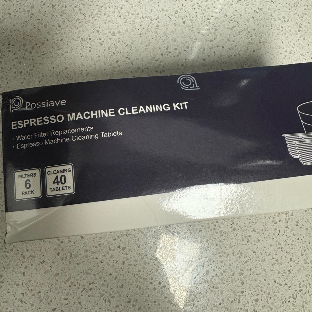 Espresso machine cleaning kit